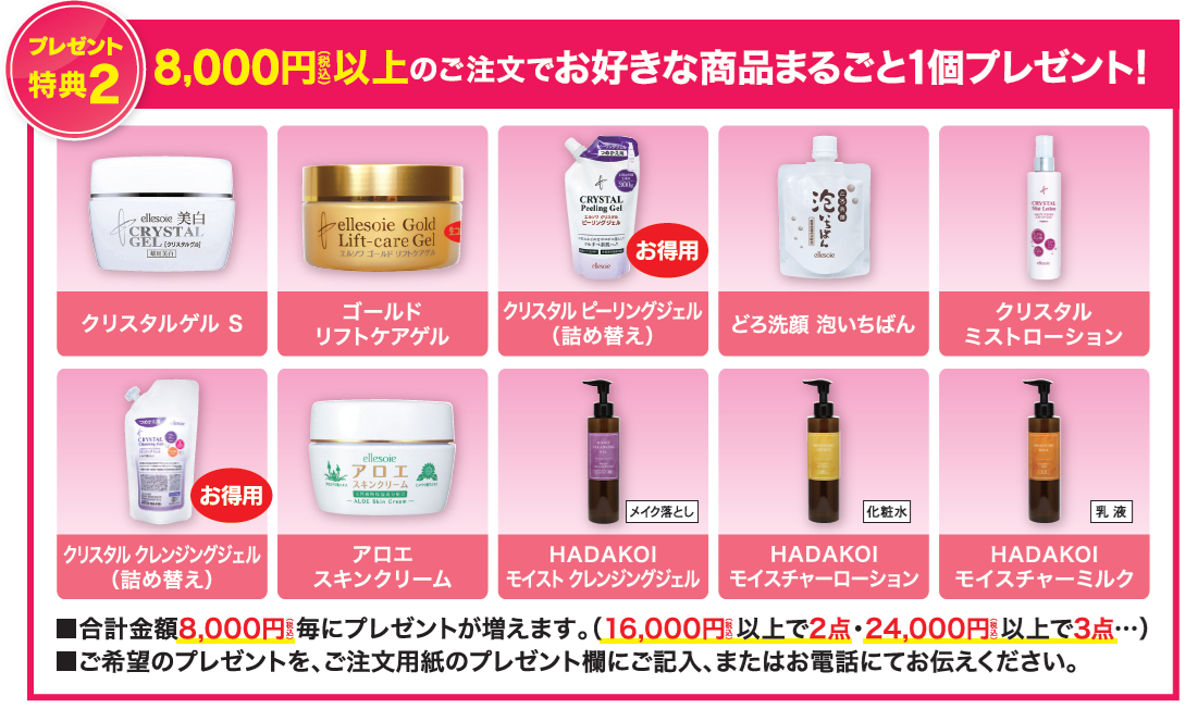 プレゼント一覧