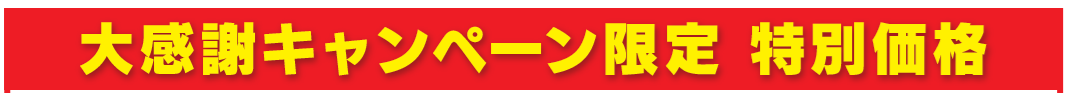キャンペーン特価商品